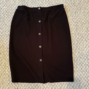 SHEIN 2XL pencil skirt with front buttons